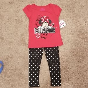 🎆NWT🎆Disney Minnie Mouse 2 piece size 4T